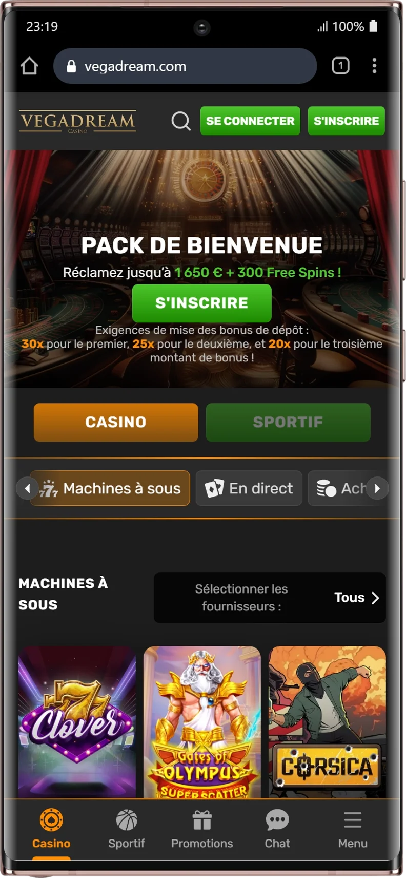 Expérience mobile